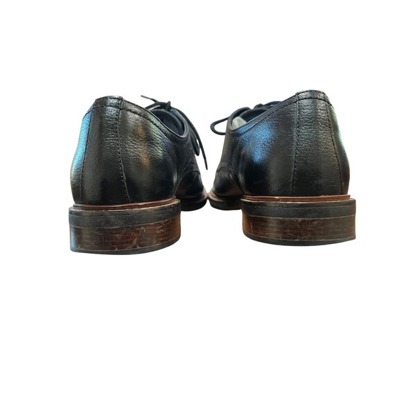 Joseph Abboud Men\'s Black Leather Harry Moc Toe Oxford Shoe  Size 10.5D  Office main image 5